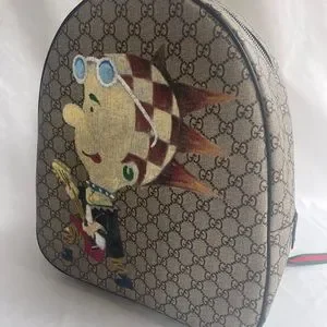 COPY - $1290 Gucci Brown Coated Canvas Punky FriendGRG Web Straps Backpack 4335… Gucci | Bags | Copy 29 Gucci Brown Coated Canvas Punky  main image 2